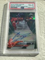 Rafael Devers [Green Refractor] #RA-RD Baseball Cards 2018 Topps Chrome Rookie Autograph Prices