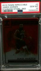 James Harden [Red] Basketball Cards 2019 Panini Impeccable Stainless Stars Prices