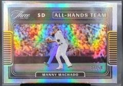 Manny Machado [Holo Gold] #AHT-9 Baseball Cards 2022 Panini Three and Two All Hands Team Prices
