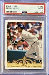 Derek Jeter #443 Baseball Cards 2000 Fleer Prices