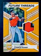 Connor Norby [Gold] #FT-CN Baseball Cards 2022 Panini Elite Extra Edition Future Threads Prices