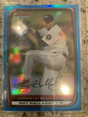 Roy Halladay [Blue Refractor] Baseball Cards 2008 Bowman Chrome Prices