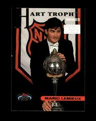 Mario Lemieux [Hart Trophy Winner] Hockey Cards 1993 Stadium Club Prices