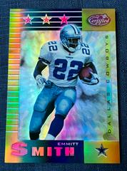 Emmitt Smith [Mirror Gold] Football Cards 1999 Leaf Certified Prices
