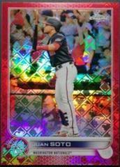 Juan Soto [Red] #36 Baseball Cards 2022 Topps Chrome Logofractor Prices