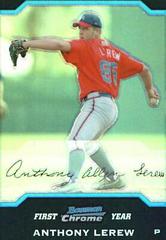 Anthony Lerew [Refractor] #221 Baseball Cards 2004 Bowman Chrome Prices