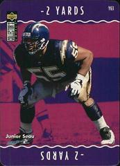Junior Seau #Y63 Football Cards 1996 Collector's Choice Update You Make the Play Prices