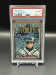 Chipper Jones [w/ Coating] Baseball Cards 1996 Finest Prices