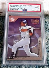 Derek Jeter [Signature Proof] #5 Baseball Cards 2001 Donruss Signature Prices