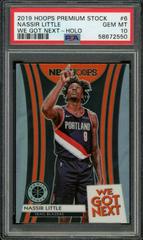 Nassir Little [Holo] #6 Basketball Cards 2019 Panini Hoops Premium Stock We Got Next Prices
