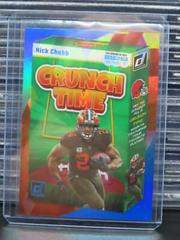 Nick Chubb [Cubic] #CT-11 Football Cards 2023 Panini Donruss Crunch Time Prices