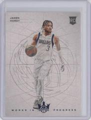 Jaden Hardy [Sapphire] #29 Basketball Cards 2022 Panini Court Kings Works in Progress Prices