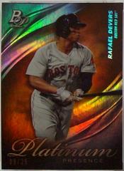 Rafael Devers [Orange] #PP-14 Baseball Cards 2019 Bowman Platinum Presence Prices