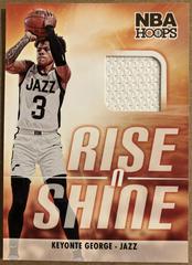 Keyonte George #RS-KEY Basketball Cards 2023 Panini Hoops Rise N Shine Memorabilia Prices