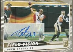 Drew Brees [Autograph] #FV4 Football Cards 2021 Panini Donruss Elite Field Vision Prices