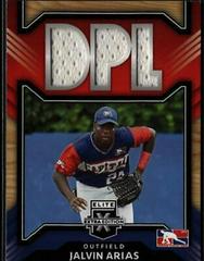 Jalvin Arias #DM-JA Baseball Cards 2022 Panini Elite Extra Edition DPL Materials Prices