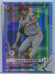 Andrew Painter [Sky Blue Foil] #BD-10 Baseball Cards 2021 Bowman Draft 1st Edition Prices