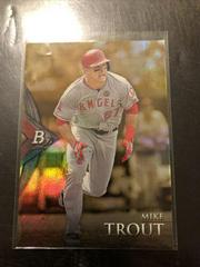 Mike Trout [Gold] Baseball Cards 2014 Bowman Platinum Prices