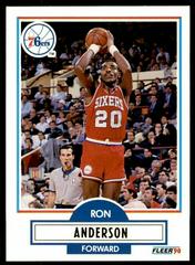 Ron Anderson Basketball Cards 1990 Fleer Prices