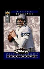 Rick Mirer [Gold] Football Cards 1994 Collector's Choice Crash the Game Prices