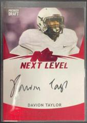 Davion Taylor [Red] #NL-DT Football Cards 2020 Sage Hit Next Level Signatures Prices