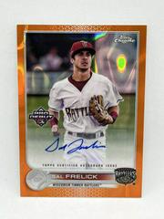 Sal Frelick [Autograph Orange Lava Refractor] #PDC-109 Baseball Cards 2022 Topps Pro Debut Chrome Prices