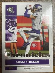 Adam Thielen #53 Football Cards 2021 Panini Chronicles Prices