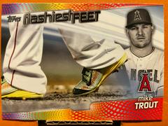 Mike Trout #FF-10 Baseball Cards 2022 Topps Flashiest Feet Prices