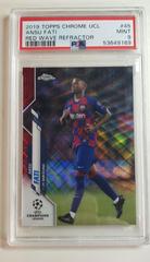 Ansu Fati [Red Wave Refractor] Soccer Cards 2019 Topps Chrome UEFA Champions League Prices