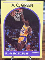 A.C. Green Basketball Cards 1990 Hoops Superstars Prices