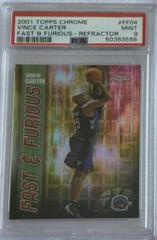 Vince Carter [Refractor] Basketball Cards 2001 Topps Chrome Fast & Furious Prices