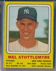Mel Stottlemyre [Hand Cut] Baseball Cards 1969 Transogram Prices