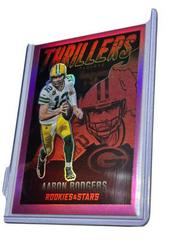 Aaron Rodgers [Pink] Football Cards 2022 Panini Rookies & Stars Thrillers Prices