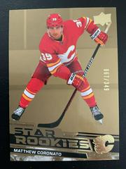 Matthew Coronato [Gold] #11 Hockey Cards 2023 Upper Deck Star Rookies Prices