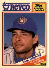 Paul Molitor Baseball Cards 1988 Topps League Leaders Prices