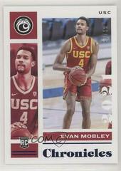 Evan Mobley [Blue] #2 Basketball Cards 2021 Panini Chronicles Draft Picks Prices
