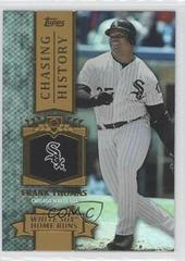 Frank Thomas [Holofoil Gold] #CH-25 Baseball Cards 2013 Topps Chasing History Prices