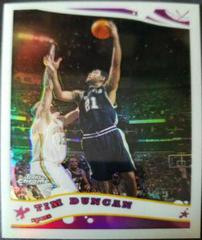 Tim Duncan [Refractor] #13 Basketball Cards 2005 Topps Chrome Prices
