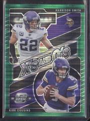 Harrison Smith, Kirk Cousins [Green Pulsar] #XO-13 Football Cards 2021 Panini Contenders Optic Xs and Os Prices