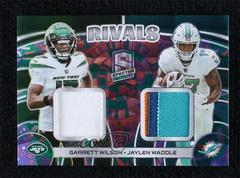 Garrett Wilson / Jaylen Waddle [Psychedelic] #15 Football Cards 2023 Panini Spectra Rivals Prices