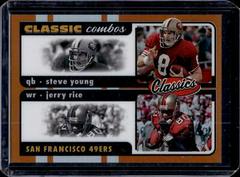 Jerry Rice, Steve Young [Orange] Football Cards 2022 Panini Classics Combos Prices