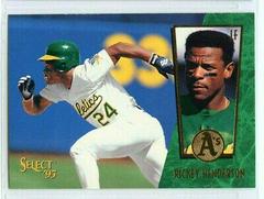 Rickey Henderson Baseball Cards 1995 Select Prices