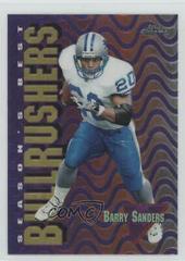 Barry Sanders Football Cards 1999 Topps Chrome Season's Best Prices