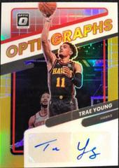 Trae Young [Gold] #51 Basketball Cards 2021 Panini Donruss Optic Prices