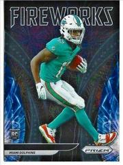 Jaylen Waddle #F-5 Football Cards 2021 Panini Prizm Fireworks Prices