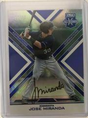 Jose Miranda [Autograph Aspirations Blue] #73 Baseball Cards 2016 Panini Elite Extra Edition Prices
