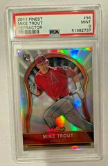 Mike Trout [Refractor] Baseball Cards 2011 Finest Prices
