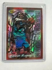 Shareef Abdur-Rahim [Refractor w Coating] #54 Basketball Cards 1996 Finest Prices