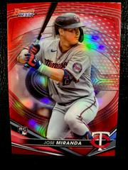 Jose Miranda [Red] #59 Baseball Cards 2022 Bowman's Best Prices