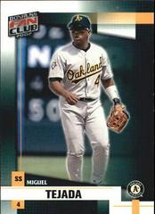 Miguel Tejada Baseball Cards 2002 Donruss Fan Club Prices